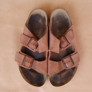 Birkenstock Women's Sandals in soft pink Suede